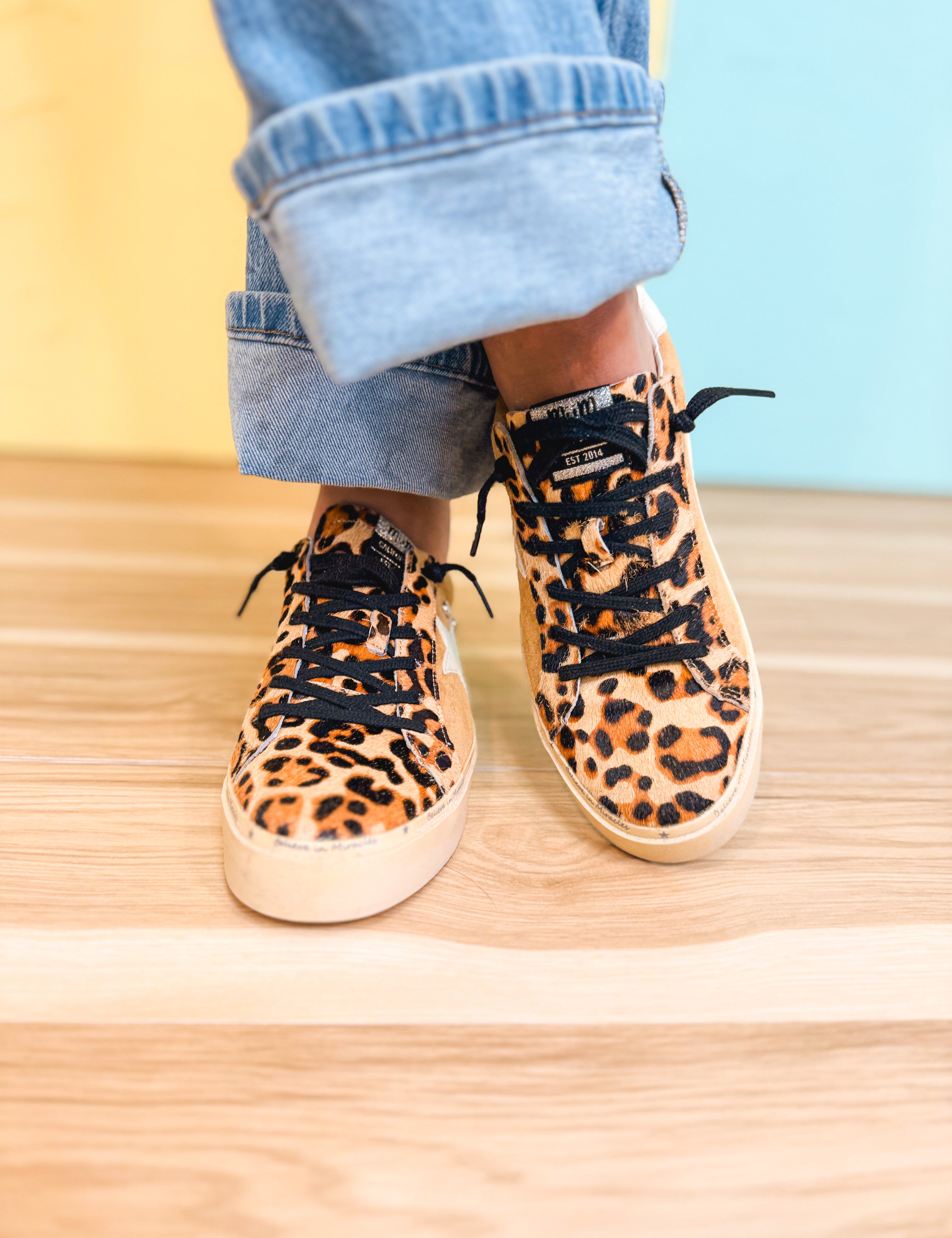 The Super Star Gaby Sneakers - Leopard - Lace and Grace Boutique