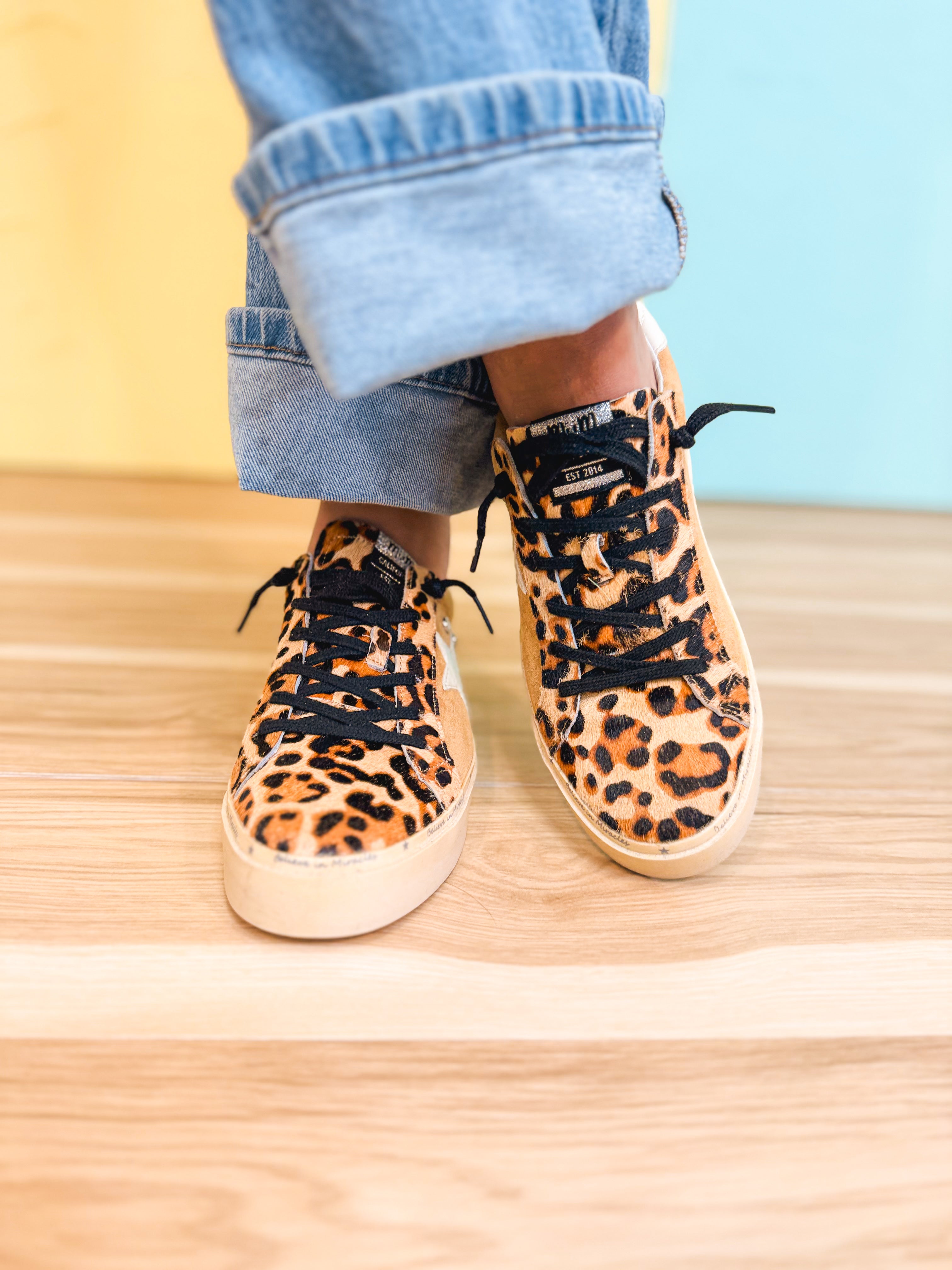 The Super Star Gaby Sneakers - Leopard - Lace and Grace Boutique