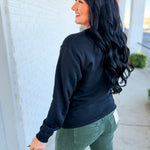Simply Southern Camo Duck Patch Sweatshirt - Black - Lace and Grace Boutique