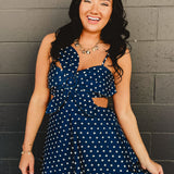 Denim Floral Embroidered Tiered Flare Maxi Dress - Lace and Grace Boutique