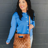 Bedstu Orchid Crossbody Bag - Tan Oats Rustic