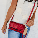 BedStu Amina Crossbody Wallet Clutch - Indie Red Dip Dye - Lace and Grace Boutique