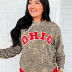 Ohio Camo Crewneck Sweatshirt - Lace and Grace Boutique