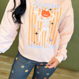 Spooky Social Club Graphic Sweatshirt - Pink