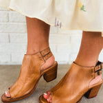 BedStu Ireni Slingback Leather Heel - Tan Rustic - Lace and Grace Boutique