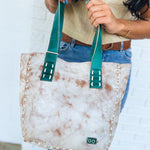 BedStu Stevie Tote Bag - Nectar Lux Arctic Teal Rustic - Lace and Grace Boutique