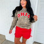 Ohio Camo Crewneck Sweatshirt - Lace and Grace Boutique