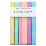 Inspirational Highlighters, Set of 6 - Multicolor - Lace and Grace Boutique