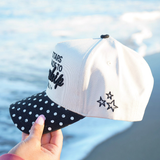 Stars Were Made to Worship Trucker Hat - Black Polka Dot