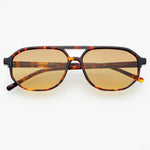 FREYRS Fenix Acetate Mens Aviator Sunglasses - Brown - Lace and Grace Boutique