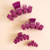 Teleties Classic Claw Clip | Tiny - Mulberry