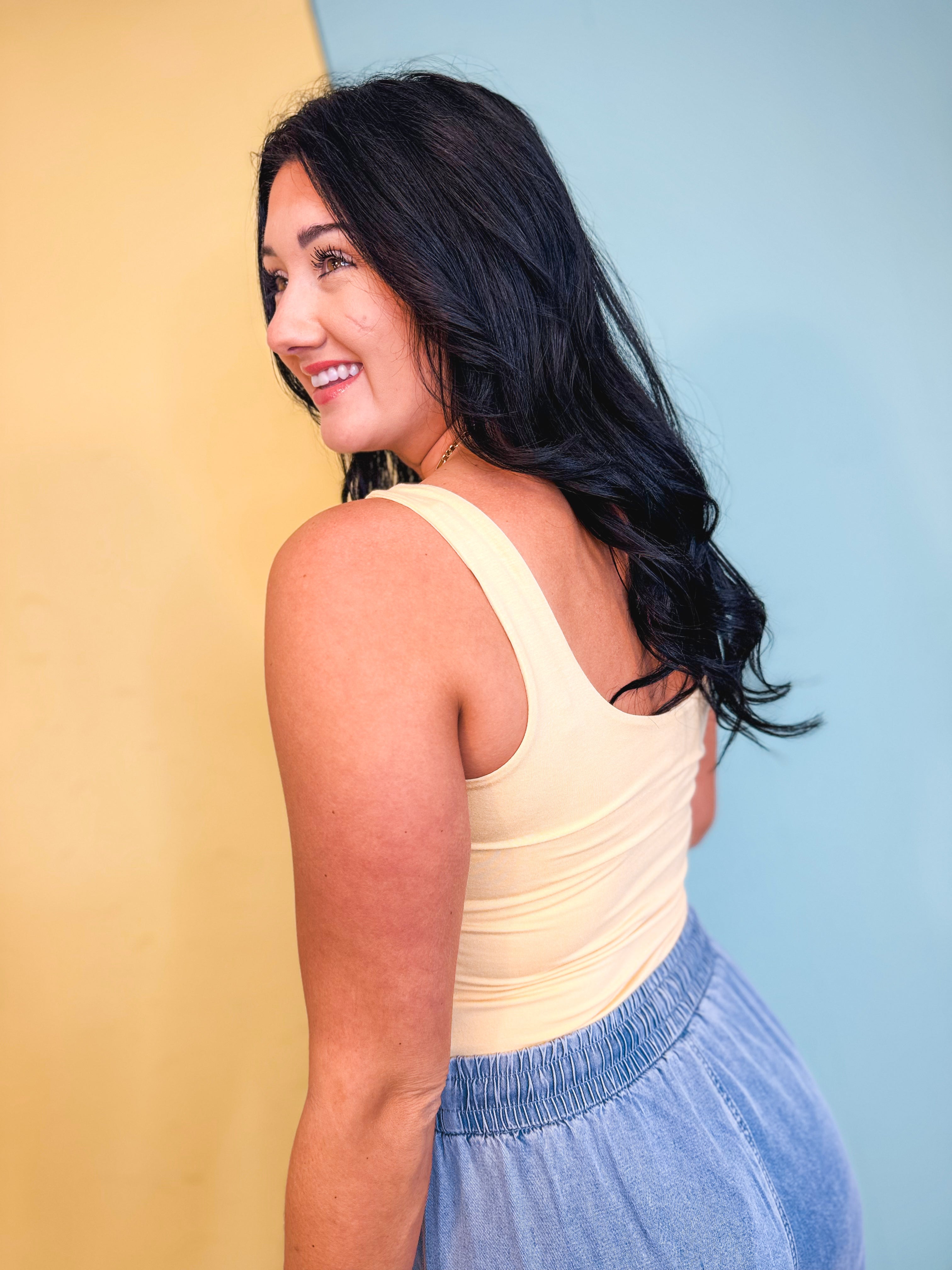 Basic Scoop Neck Tank - Lace and Grace Boutique