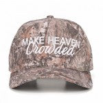 C.C Make Heaven Crowded Embroidered Camo Baseball Cap - Lace and Grace Boutique