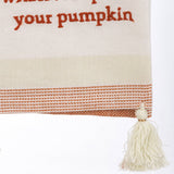 Whatever Spices Your Pumpkin Embroidered Kitchen Towel