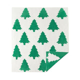 Super Soft Tree Print Throw Blanket