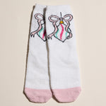 Cozy Microfiber Christmas Socks, Set of 4 - Pink Multi - Lace and Grace Boutique