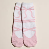 Cozy Microfiber Christmas Socks, Set of 4 - Pink Multi - Lace and Grace Boutique
