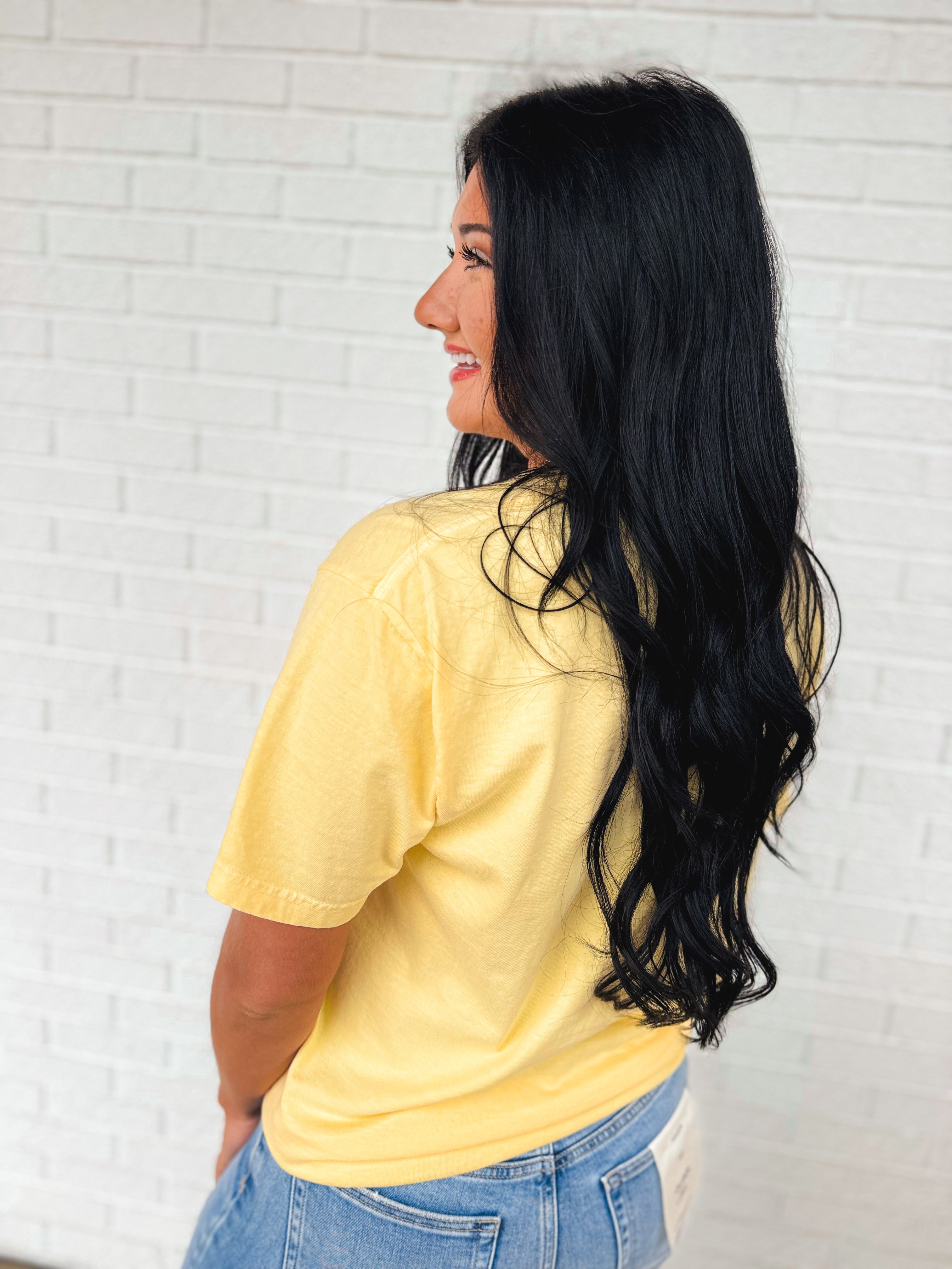 I'm Fine Everything Is Fine Graphic Tee - Butter - Lace and Grace Boutique