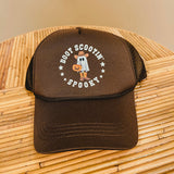 Boot Scootin’ Spooky Trucker Hat - Brown