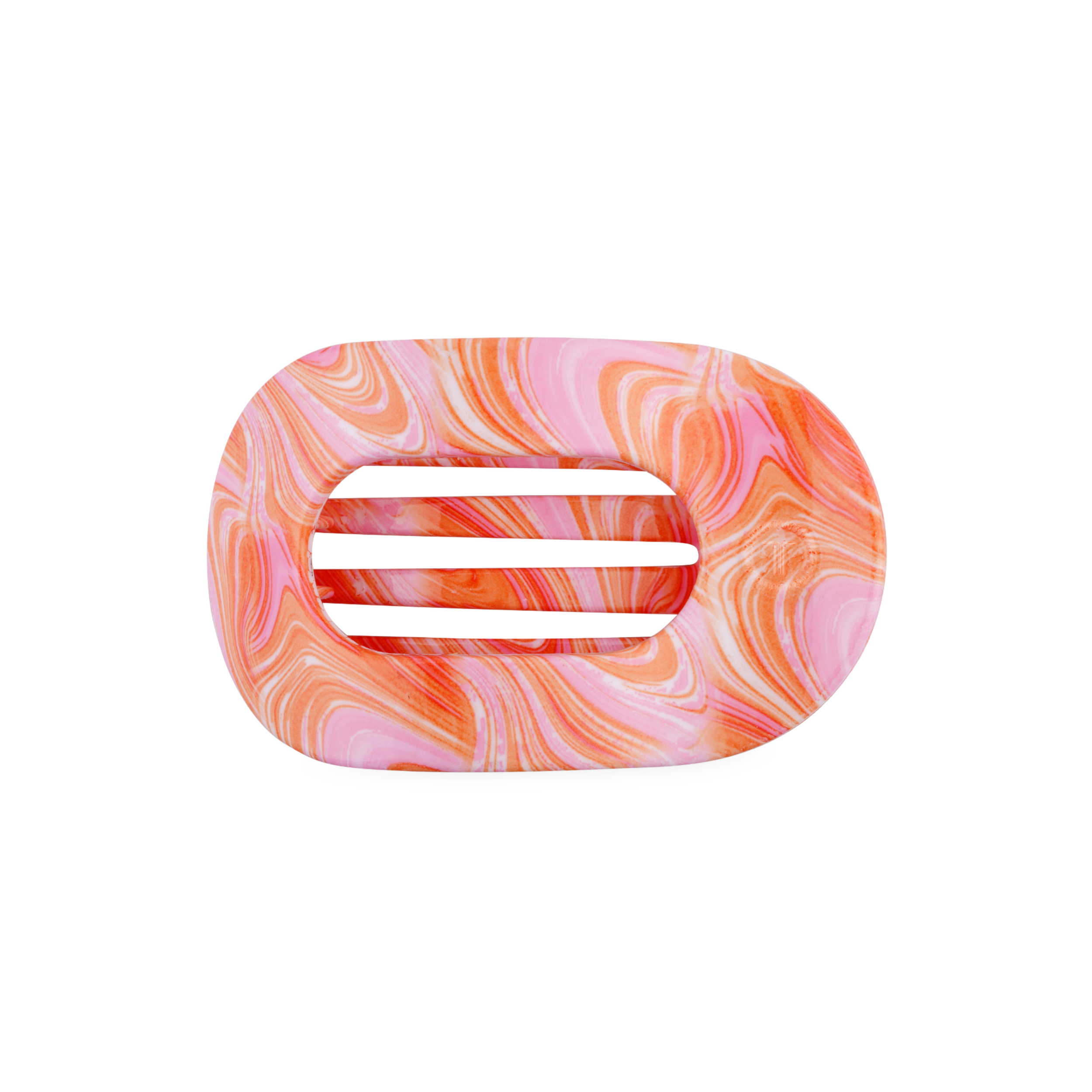 Just Keep Swimming | Medium | Flat Round Hair Clip - Lace and Grace Boutique