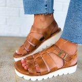 BedStu Perfect Leather Sandal - Tan Rustic