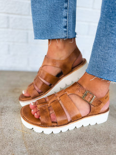 BedStu Perfect Leather Sandal - Tan Rustic - Lace and Grace Boutique