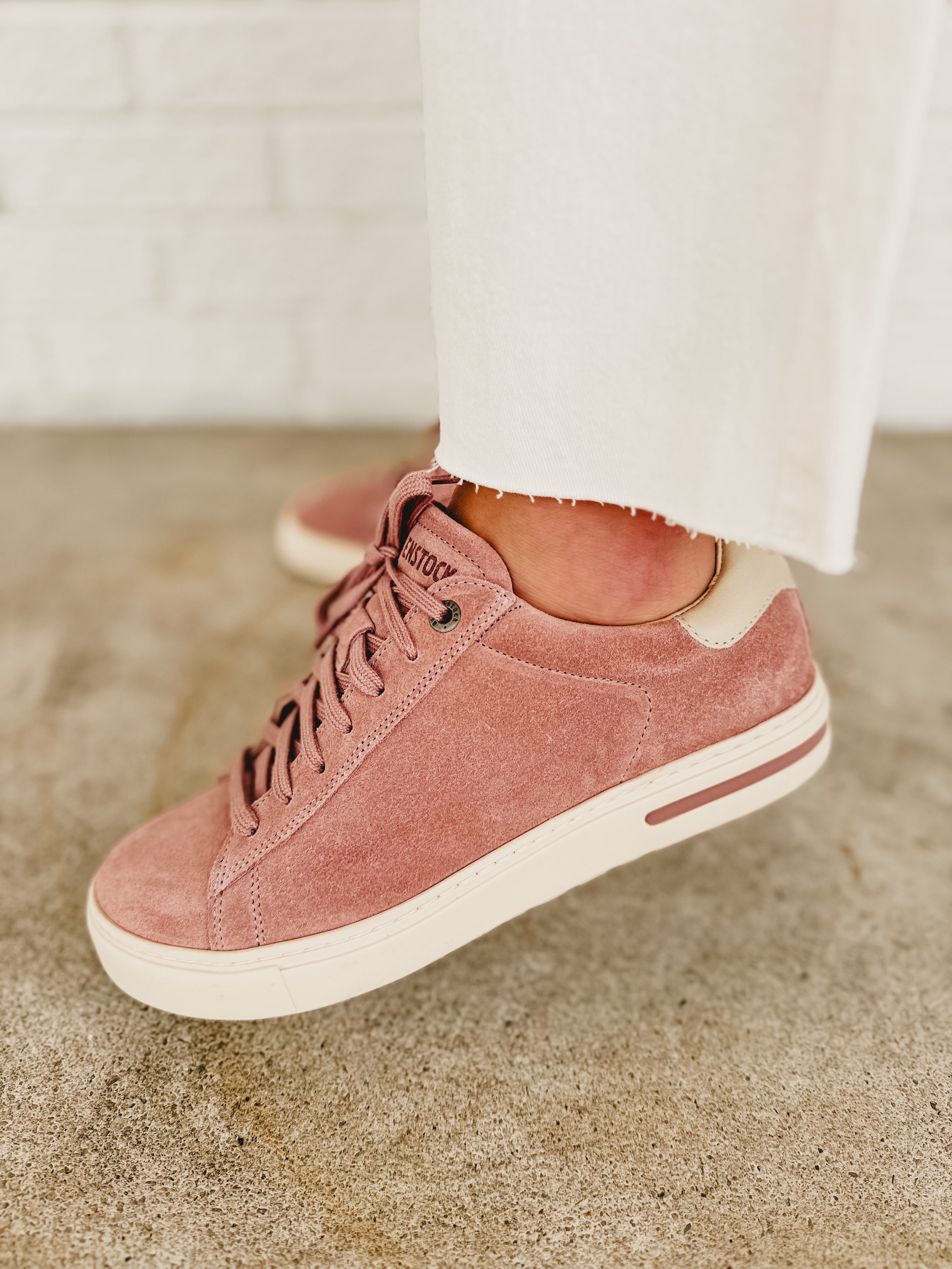 Birkenstock Bend Low Sneaker - Pink Clay/Oyster - Lace and Grace Boutique