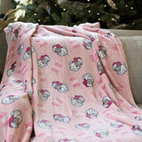 Royal Standard HoHoHo Santa Throw - Pink