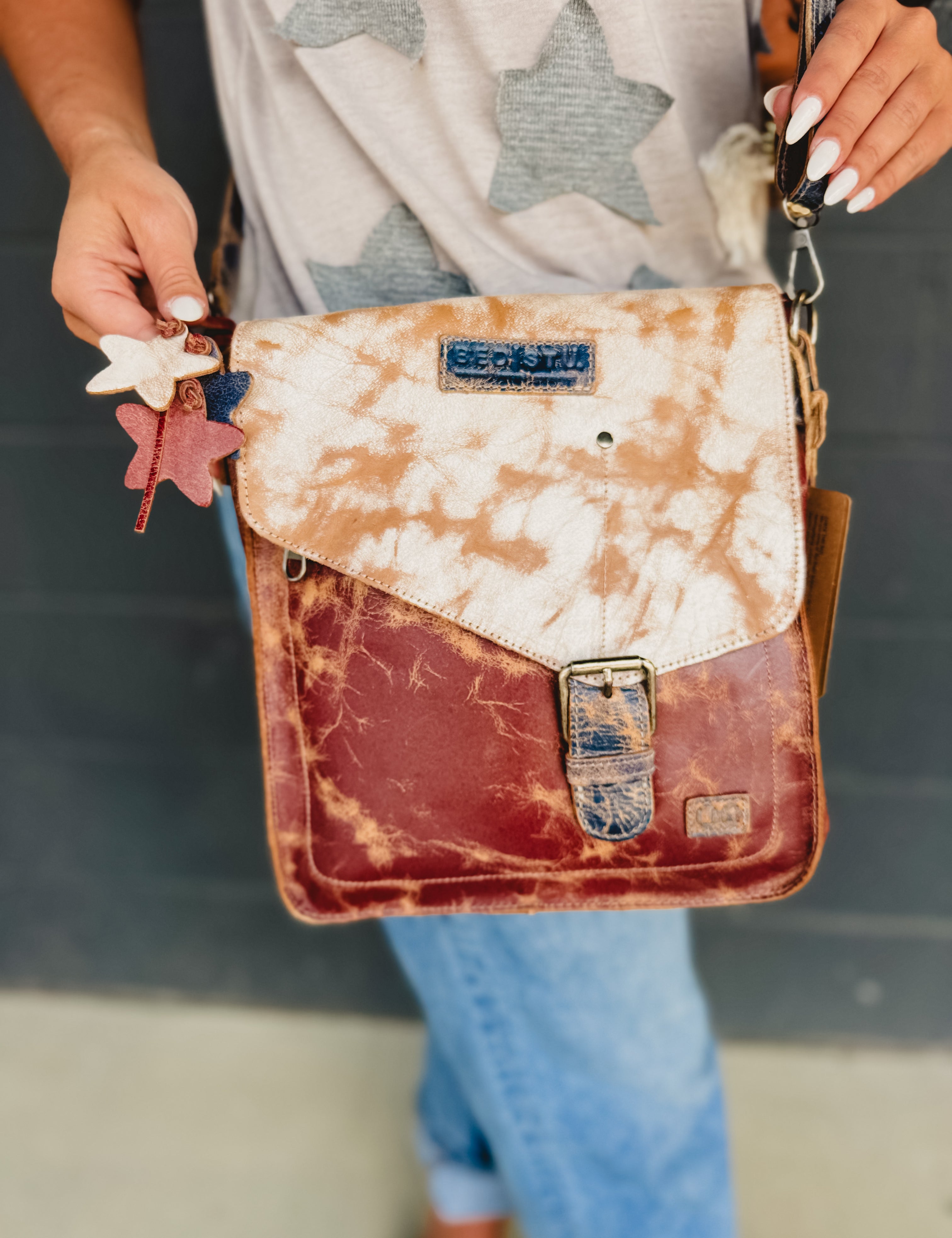 BedStu Venice Beach Crossbody Bag - Americana Lux - Lace and Grace Boutique