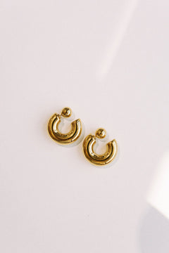 Reversible Chunky Hoop Earrings - Lace and Grace Boutique