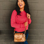 BedStu Ceremonious Crossbody Bag - Oats Tan Rustic - Lace and Grace Boutique