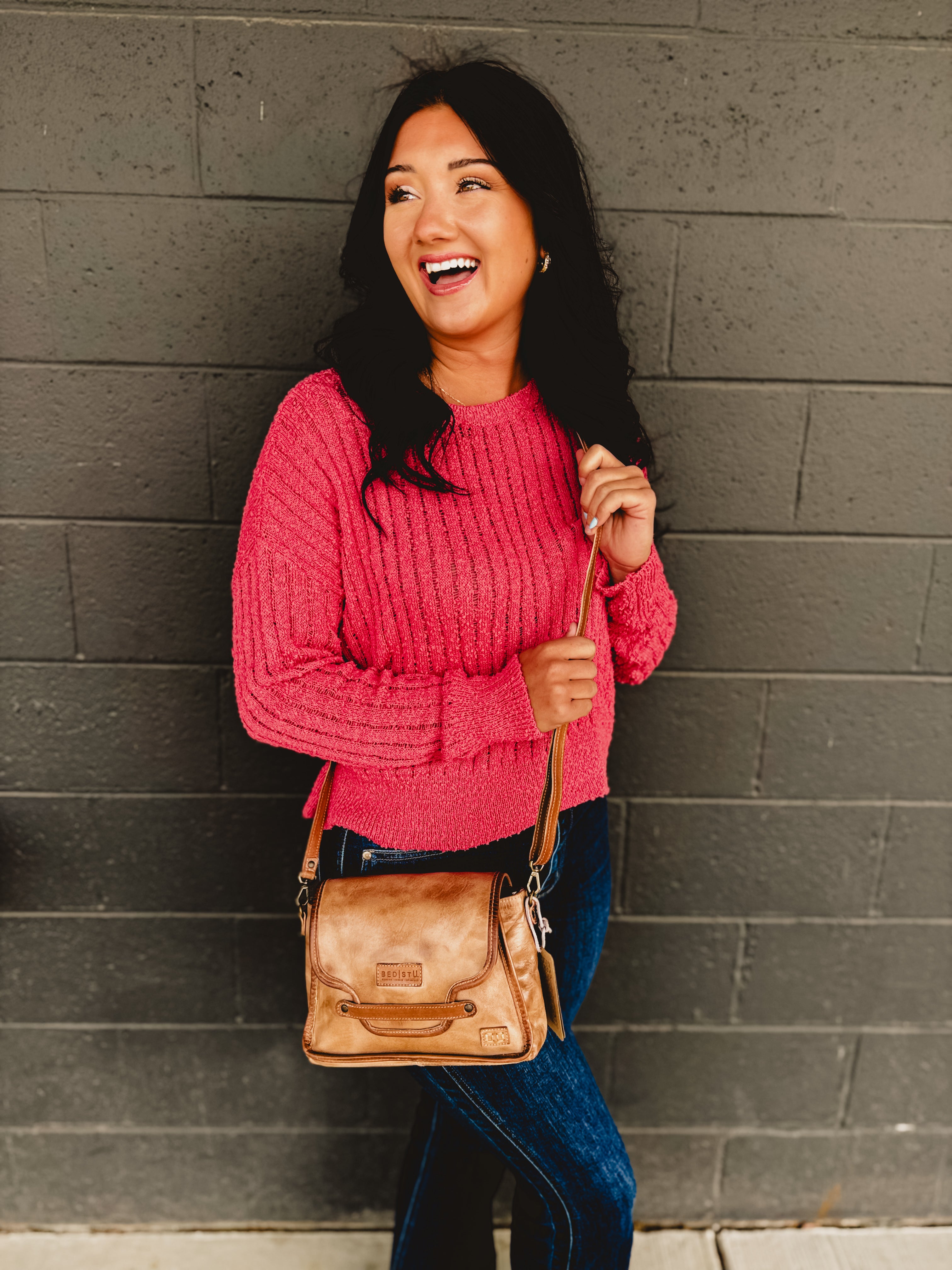 BedStu Ceremonious Crossbody Bag - Oats Tan Rustic - Lace and Grace Boutique