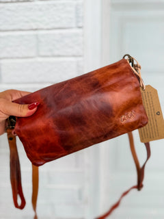 BedStu Cadence Crossbody Clutch - Desert Sunset Tie Dye - Lace and Grace Boutique