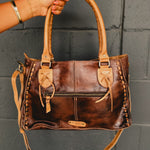 BedStu Rockababy Bag - Teak Oats Rustic - Lace and Grace Boutique