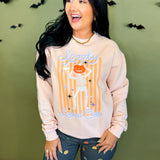 Spooky Social Club Graphic Sweatshirt - Pink