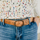 Bedstu Upswing II Leather Belt - Oats Pecan Rustic