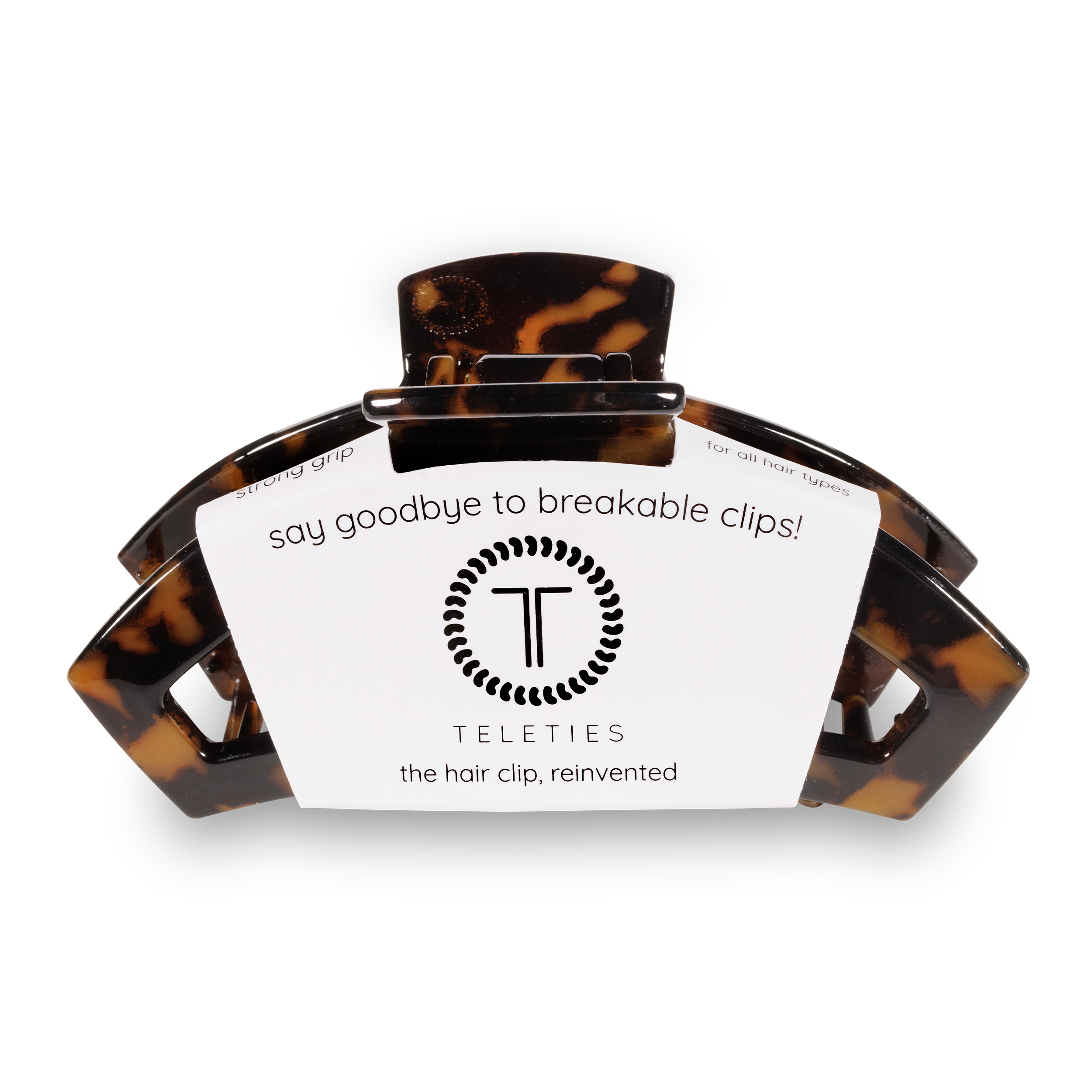 Open Hair Clip | Large |  Tortoise - Lace and Grace Boutique