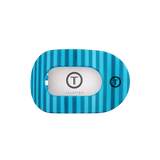 Teleties Flat Round Hair Clip | Medium - Splash Zone