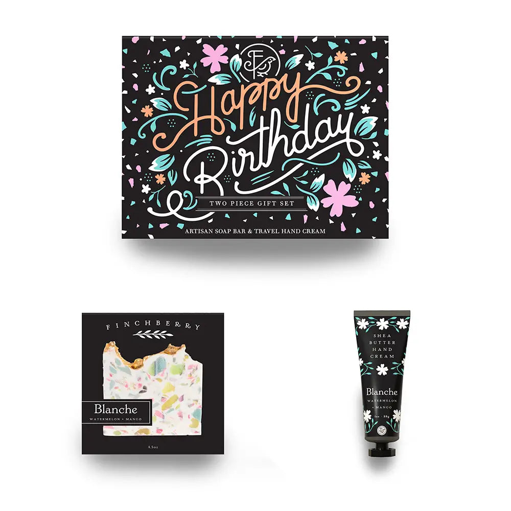 Finchberry Happy Birthday Two Piece Gift Set - Lace and Grace Boutique