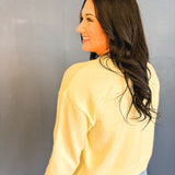 Striped Button-Up Sweater - Daisy - Lace and Grace Boutique