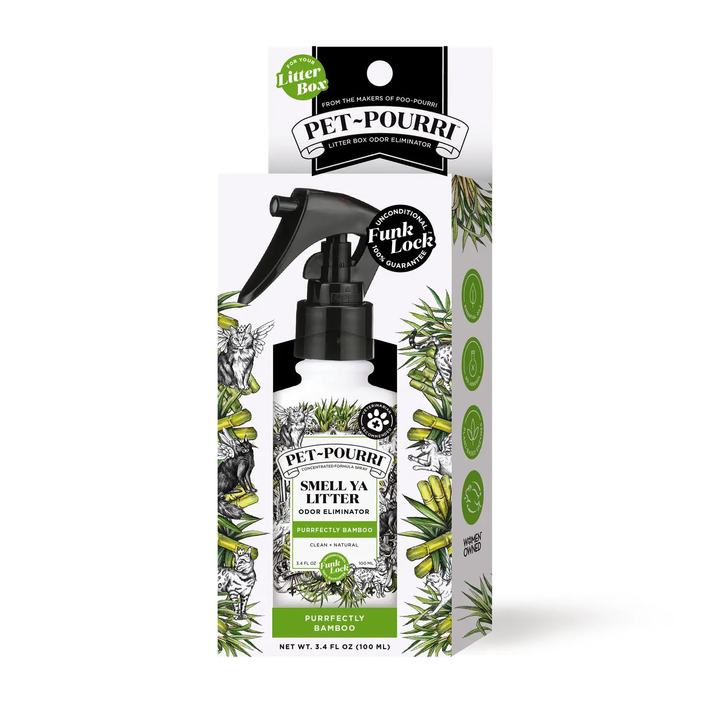 Poo-Pourri Smell Ya Litter Odor Control Spray - Purrfectly Bamboo - Lace and Grace Boutique