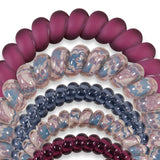 Teleties Spiral Hair Coils | Mix Pack - Purple Haze Hair Ties