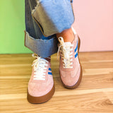 The Nova Sneaker - Pink - Lace and Grace Boutique