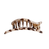 Teleties Flat Circle Hair Clip | Large - Blonde Tortoise