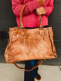 BedStu Rockaway Crossbody Bag - Tan Rustic - Lace and Grace Boutique