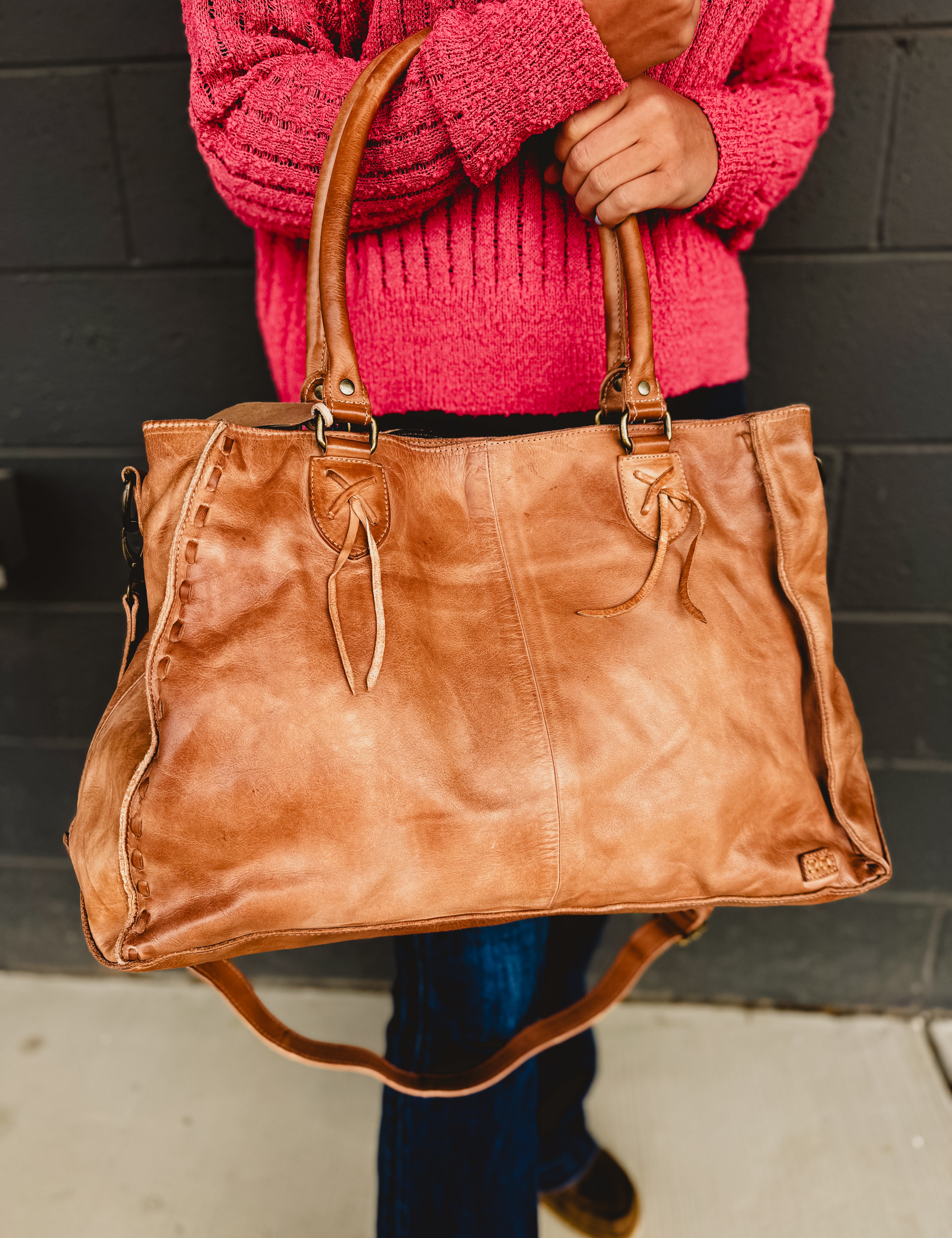 BedStu Rockaway Crossbody Bag - Tan Rustic - Lace and Grace Boutique