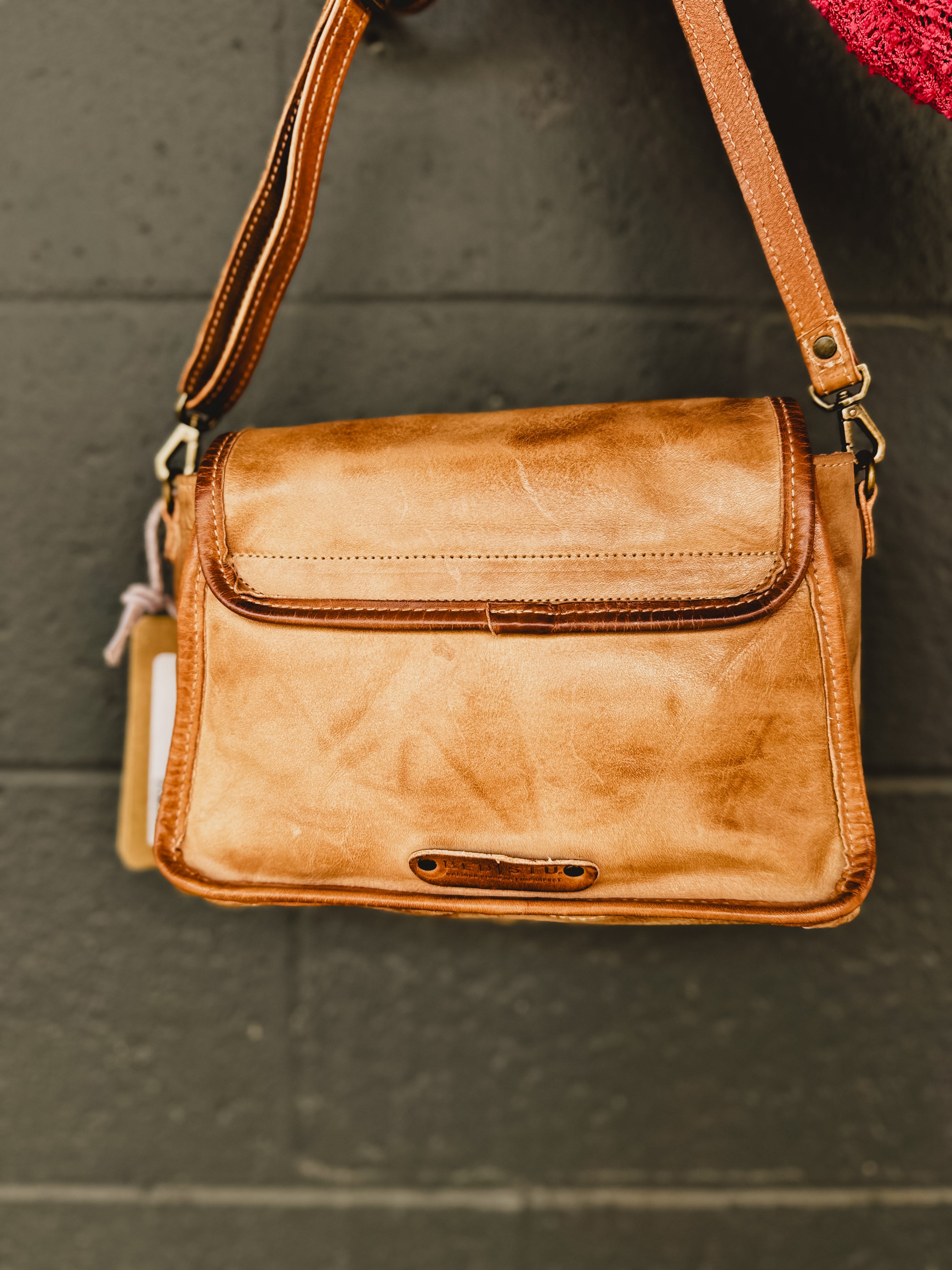 BedStu Ceremonious Crossbody Bag - Oats Tan Rustic - Lace and Grace Boutique