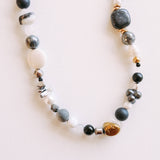 Mixed Texture & Shape Beaded Necklace - Lace and Grace Boutique