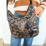 BedStu Argus Shoulder Bag - Black Lux - Lace and Grace Boutique