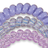 Teleties Spiral Hair Coils | Large - Lavender Mist